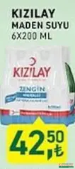 KIZILAY MADEN SUYU 6X200 ML indirimli fiyat KIZILAY MADEN SUYU 6X200 ML fiyat ve kampanya bilgisi